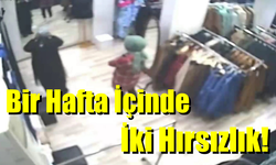 Karabük'te Giyim Mağazasındaki Hırsızlıklar Görüntülendi