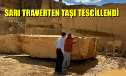 Eskipazar Sarı Traverten Taşı Tescillendi