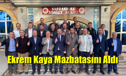 Yeniden Refah Partisi'nden Ekrem Kaya, Mazbatasını Aldı