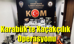 Karabük'te Kaçakçılık Operasyonu