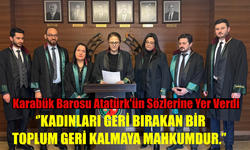 Karabük Barosu'ndan 8 Mart Açıklaması