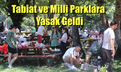 Tabiat ve Milli Parklara Yasak Geldi