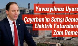 “ÇAYIRHAN’IN SATIŞI DEMEK ELEKTRİK FATURALARINA ZAM DEMEK”