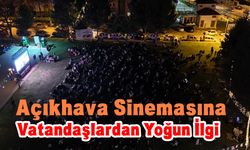 Altınsafran Festivalinde Açıkhava Sineması Keyfi
