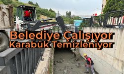 Karabük Belediyesi Dereleri Islah Etmeye Devam Ediyor