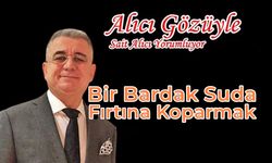 Belediye Tartışmasında Bir Bardak Suda Fırtına Koptu