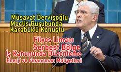 Müsavat Dervişoğlu Meclis'te Karabük'ü Konuştu