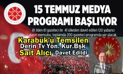 Seçkin Gazeteciler 15 Temmuz Medya Programında Buluşuyor