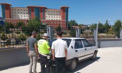 Kastamonu’da drift atan sürücü polis ekiplerince yakalandı