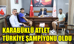 Karabüklü sporcu Türkiye şampiyonu oldu