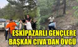 Başkan Cıva gençlere teşekkür etti