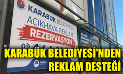 Karabük Belediyesi’nden Esnafa Reklam Desteği