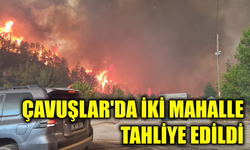 Karabük’te orman yangınında iki mahalle tahliye edildi