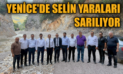 AK Parti Heyeti, Şeker Kanyonu’ndaki afet çalışmalarını yerinde inceledi