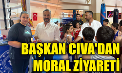 Karabüklü Milli Boksör Yenilmez’e Başkan Cıva’dan ziyaret