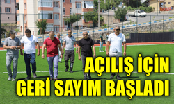Sentetik sahada yenileme çalışmaları tamamlanmak üzere