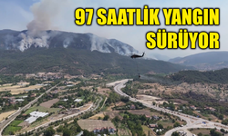 Karabük’te alevler dağlık alanda etkili oluyor
