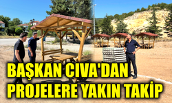 Cıva, Millet Bahçesi ve Yamanlar’daki çalışmaları denetledi