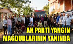 AK Parti heyetinden yangın bölgesine destek ziyareti