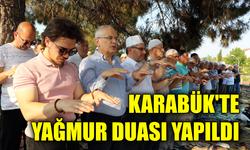 Yangınların devam ettiği Karabük’te yağmur duası yapıldı