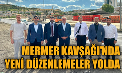 AK Parti heyeti Mermer Kavşağı'nda incelemelerde bulundu