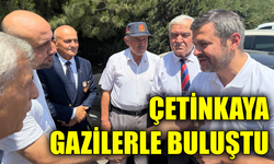 Başkan Çetinkaya, gazilerle bir araya geldi
