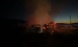 Bolu’nun Seben İlçesinde Yayla Evleri Yangında Küle Döndü