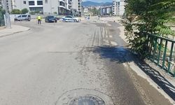 Devrilen motosikletin sürücüsü yaralandı