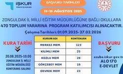Zonguldak’taki okullara 470 personel alınacak