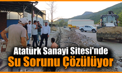 Atatürk Sanayi Sitesi’nde su altyapısı çalışmaları başladı