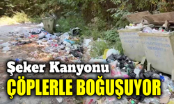 Şeker Kanyonu’nda çöp ve bakımsızlık sorunu büyüyor