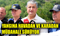 Vali Yavuz, "Orman yangını tek bir noktada devam ediyor’