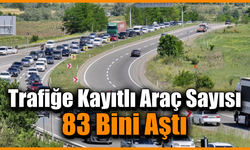 Karabük’te trafiğe kayıtlı araç sayısı 83 bin 257 oldu