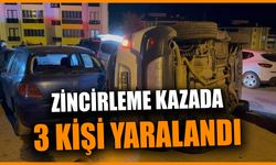 Kaza anında araçtan inen kadın şans eseri kurtuldu