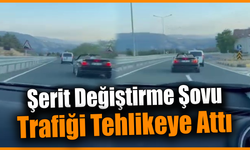 Safranbolu’da trafikte tehlikeli manevralar kameraya yansıdı