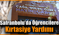 Safranbolu Belediyesi öğrencilere kırtasiye desteği sağlıyor
