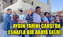 Çarşı esnafıyla bereket duası yapıldı