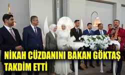Bakan Göktaş, Karabük’te gençlerin nikah şahidi oldu