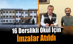 Karabük'te 16 derslikli okul için sözleşme imzalandı