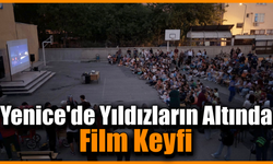 Yenice’de açık hava sinema gecesine yoğun ilgi