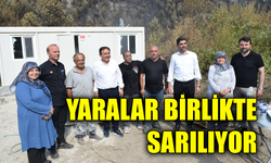 AK Parti heyetinden Kamış Köyü’ne geçmiş olsun ziyareti