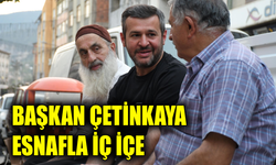 Başkan Çetinkaya, Ankara Caddesi esnafını ziyaret etti