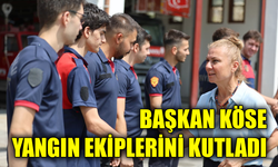 Başkan Köse'den itfaiyecilere teşekkür ziyareti