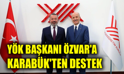 KBÜ Rektörü Kırışık, YÖK Başkanı Özvar’ı ziyaret etti