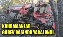 Arazöz şarampole yuvarlandı: 2 yaralı