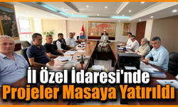 Karabük İl Özel İdaresi’nde istişare toplantısı yapıldı