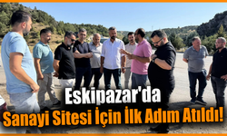 Eskipazar’da Küçük Sanayi Sitesi için yer teslimi yapıldı
