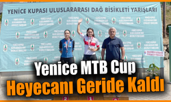 Yenice'de dağ bisikleti yarışı nefes kesti