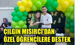 Çılgın Mısırcı özel öğrencilere destek olmaya devam ediyor