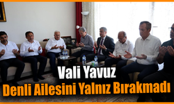 Vali Yavuz, Nazlı Denli için düzenlenen taziyeye katıldı